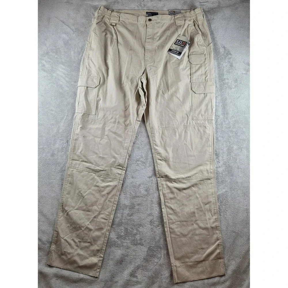 NWT 5.11 Tactical The Original Pants Unhemmed Mens 46(44) Khaki 74251L Utility